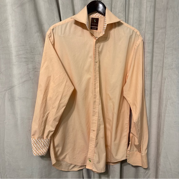 Tailorbyrd Peach Dress Shirt - Picture 1 of 3